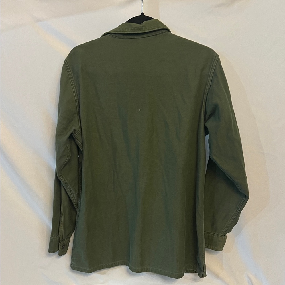 Vintage Olive Real Military Field Jacket / Shirt - Picture 7 of 7